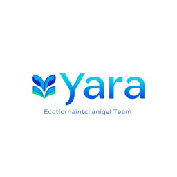 A sleek and modern logo design for an educational consulting team named 'Yara'