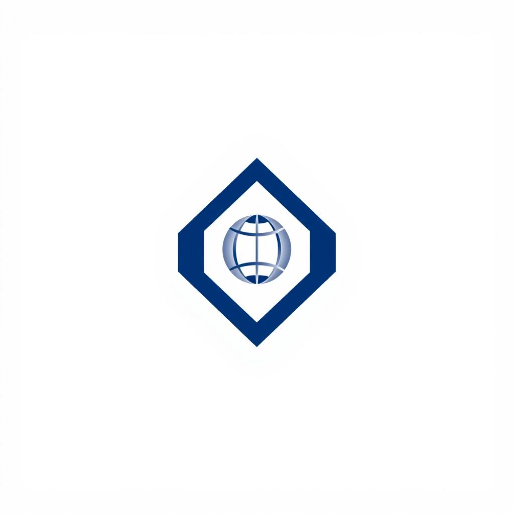 A solid and formal logo design for an organization, featuring a clean and professional aesthetic