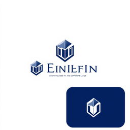 A solid and formal logo design for an organization, featuring a clean and professional look
