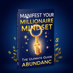 An engaging book cover for 'Manifest Your Millionaire Mindset: The Ultimate Guide to Abundance'