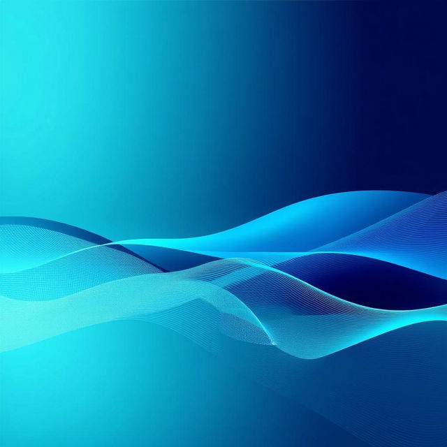 A vibrant and dynamic wallpaper for a smartphone featuring fluid abstract waves in shades of blue and turquoise