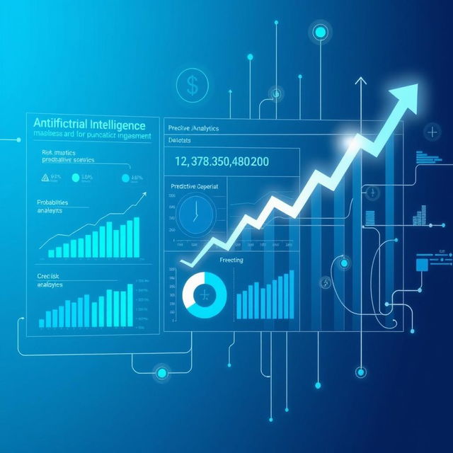 An insightful image illustrating the role of artificial intelligence in credit risk management