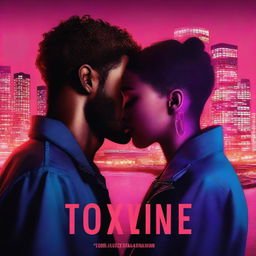 A high-quality digital rendering of a Netflix cover for 'Toxic Love'