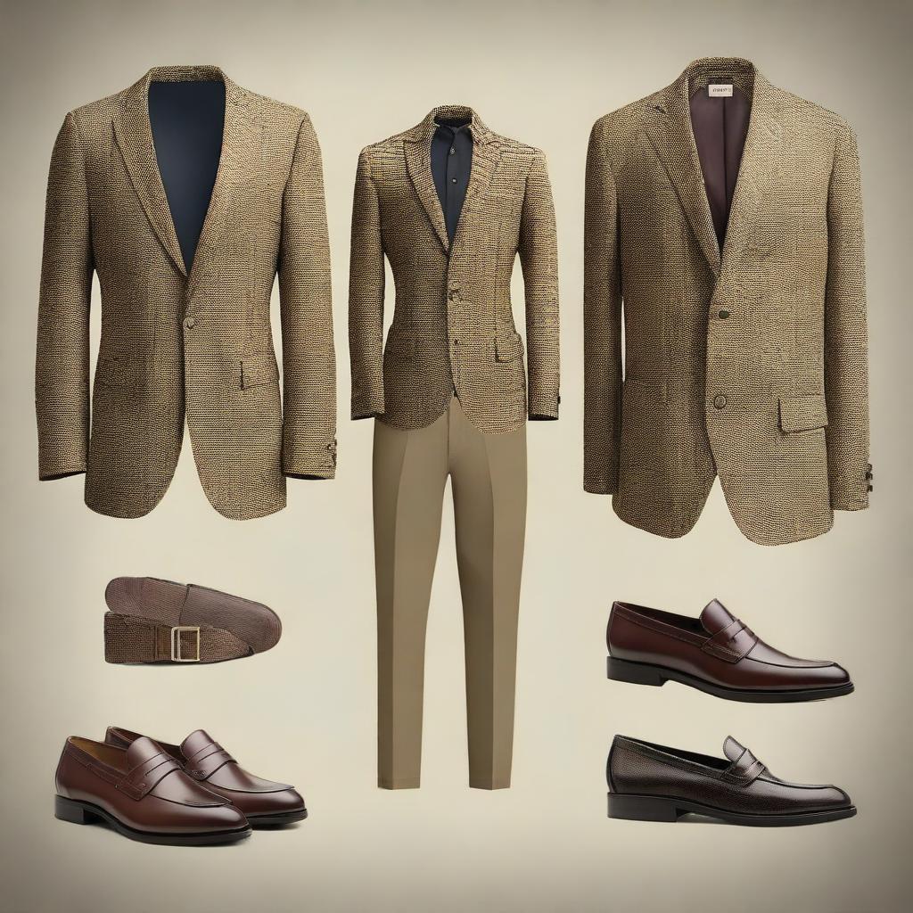 An image showcasing an outfit that exudes old money casual elegance