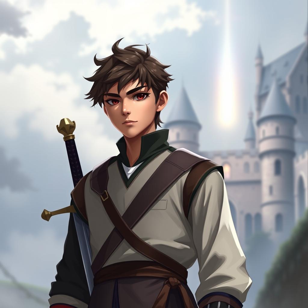 A young male character, embodying the spirit of a leader