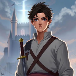 A young male character, embodying the spirit of a leader