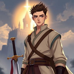 A young male character, embodying the spirit of a leader