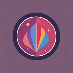 A captivating digital art image of a fortune teller's logo