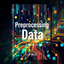 A visually appealing book cover design for a book titled 'Preprocessing Data'