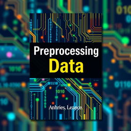 A visually appealing book cover design for a book titled 'Preprocessing Data'