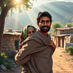 Despite living in poverty, Uwais al-Qarni is depicted as having a heart rich in faith and love