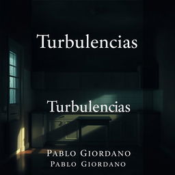 A hyper-realistic vertical book cover depicting a dimly lit, empty kitchen that conveys a sense of melancholy and solitude