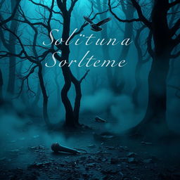 A hyper-realistic vertical image for a book cover that evokes feelings of melancholy, conflict, and solitude