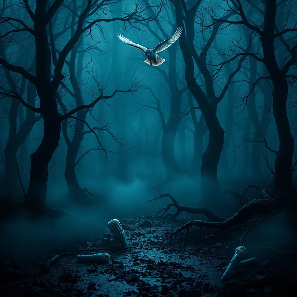 A hyper-realistic vertical image for a book cover that evokes feelings of melancholy, conflict, and solitude