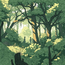 An expansive A3-sized illustration showcasing the techniques of light and shadow rendering in character drawing