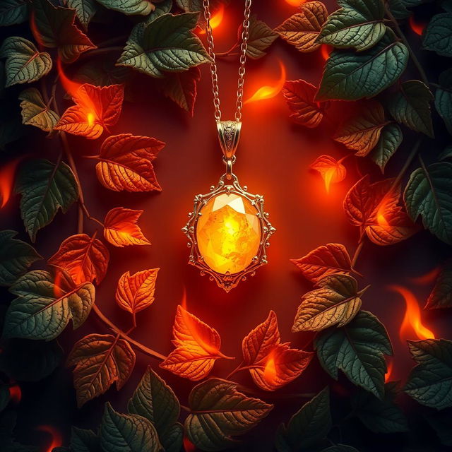 A fantasy romance novel cover featuring a whimsical arrangement of ivy leaves encircling the design