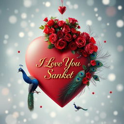 A breathtaking romantic masterpiece capturing the essence of the holiday season