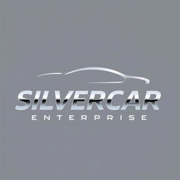 A modern and professional logo design for 'SILVERCAR ENTERPRISE'