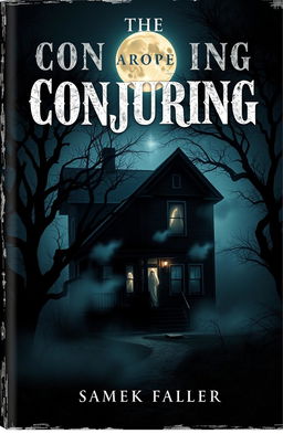 A chilling book cover for a horror novel inspired by 'The Conjuring' film