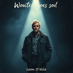 A striking album cover for 'Wouter goes solo', celebrating the release of a new CD from the melancholic band Leon O'dile