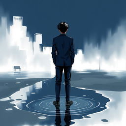 A creative illustration inspired by 'Breaking the Code' by R