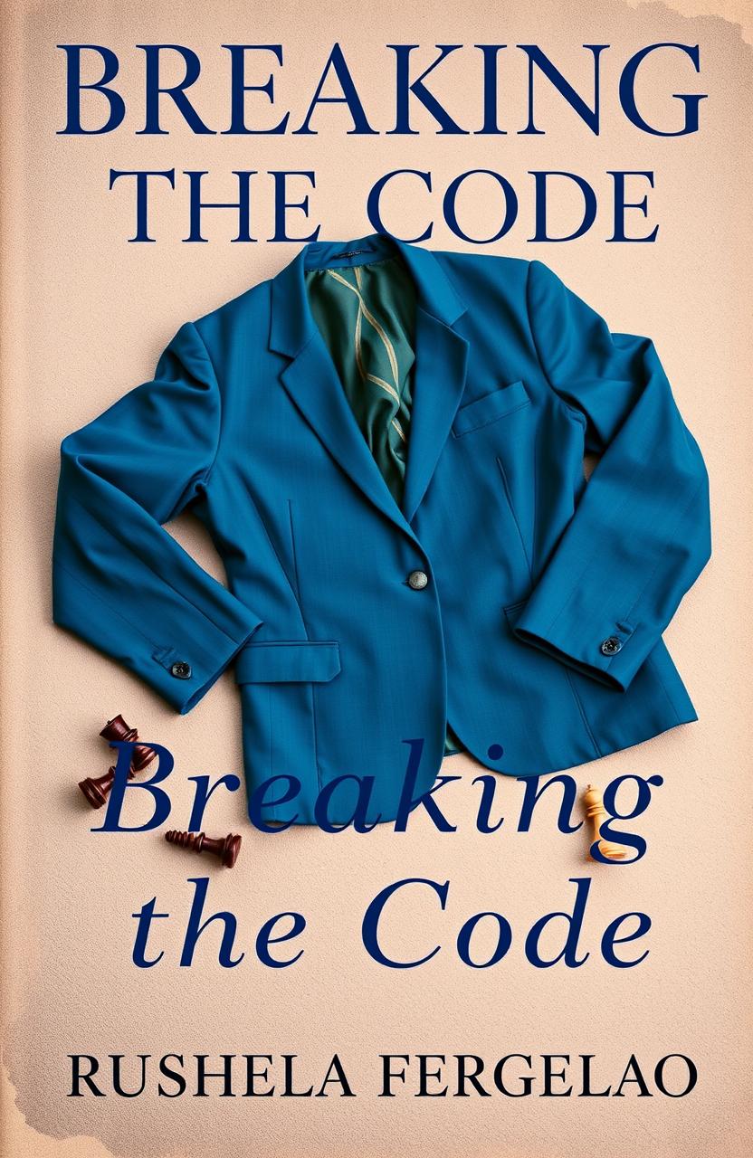 A vintage 90's aesthetic book cover for 'Breaking the Code' by Rushela Fernando