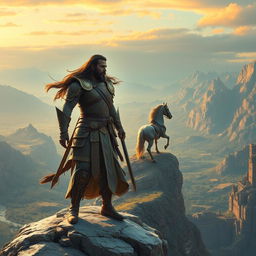 A majestic and powerful warrior inspired by the legendary Persian hero Rostam