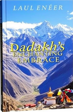 A stunning book cover featuring the majestic mountains of Himalayan Ladakh, showcasing the breathtaking landscapes and unique beauty of the region