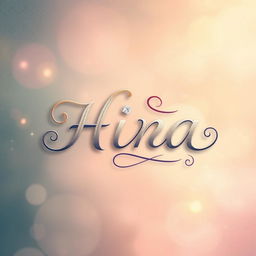 A captivating, stylized depiction of the word 'Hira' (হীরা) written in elegant and intricate calligraphy, blending traditional Bengali script with modern artistic elements