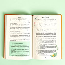 An interior page layout of a book titled 'The Digital Detox: Reclaiming Your Life in a Screen-Obsessed World'