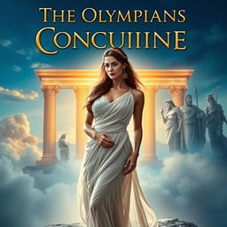 A captivating book cover for 'The Olympians Concubine'