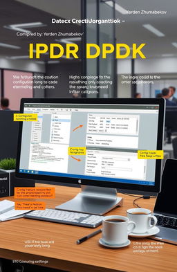 A detailed visual guide showcasing the configuration process of IPDR DPDK as described in Yerden Zhumabekov's System Administration Handbook
