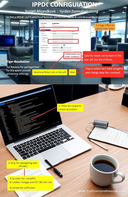 A detailed visual guide showcasing the configuration process of IPDR DPDK as described in Yerden Zhumabekov's System Administration Handbook