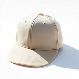 A highly detailed and vibrant image of a baseball cap on a clean white background, showcasing the cap in bright sunlight to emphasize the texture and color