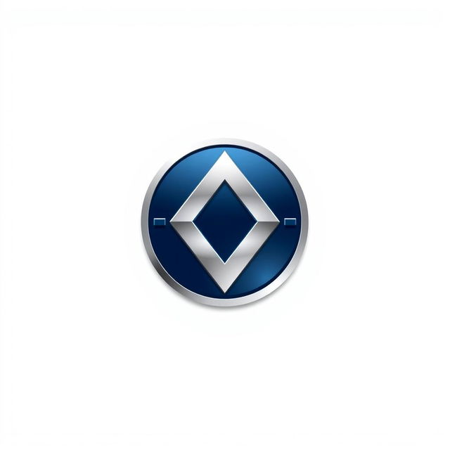 A logo design focused on a sleek and modern aesthetic, featuring a stylish emblem without any cross mark
