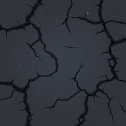 A detailed 2D texture of asphalt, designed for a game environment