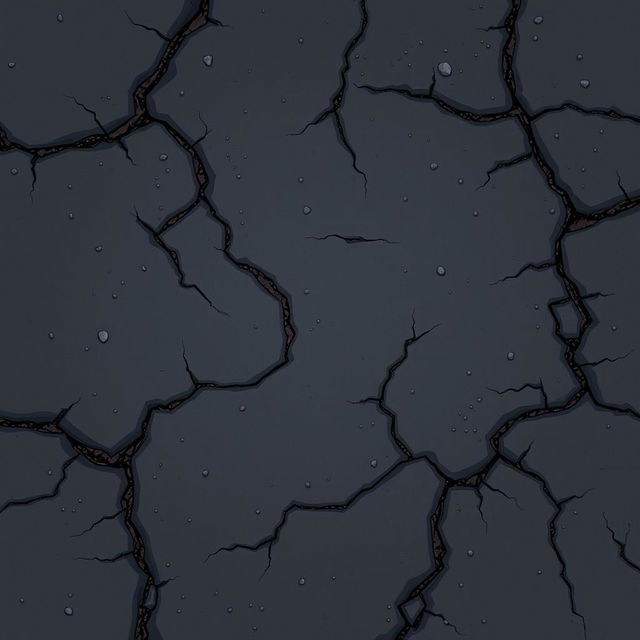 A detailed 2D texture of asphalt, designed for a game environment