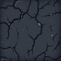 A detailed 2D texture of asphalt, designed for a game environment