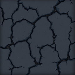 A detailed 2D texture of asphalt, designed for a game environment