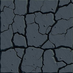 A side view texture of asphalt, specifically designed for a 2D game