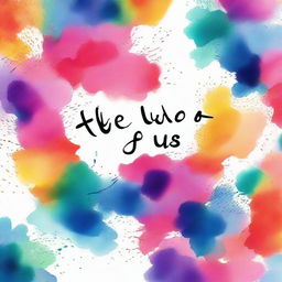 An exceptional digital artwork depicting the cover of a poetry book titled 'The Two of Us'