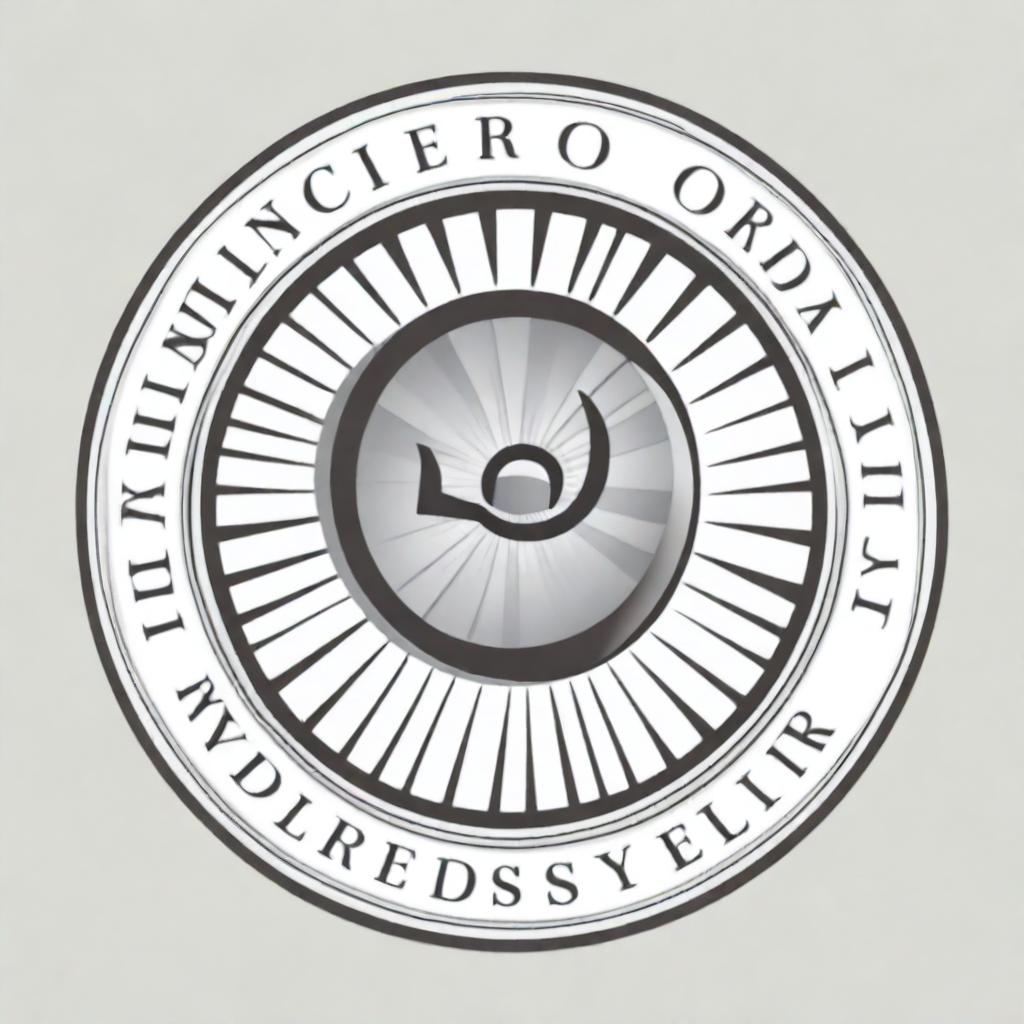 A high-resolution digital art image showcasing a logo for a ring of booksellers