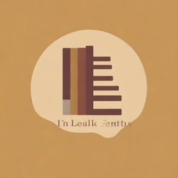 A high-quality digital art image of a logo for a local bookseller