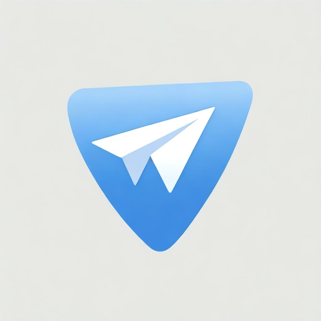 An intriguing high-resolution digital art image that reimagines the Telegram logo