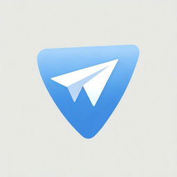 An intriguing high-resolution digital art image that reimagines the Telegram logo