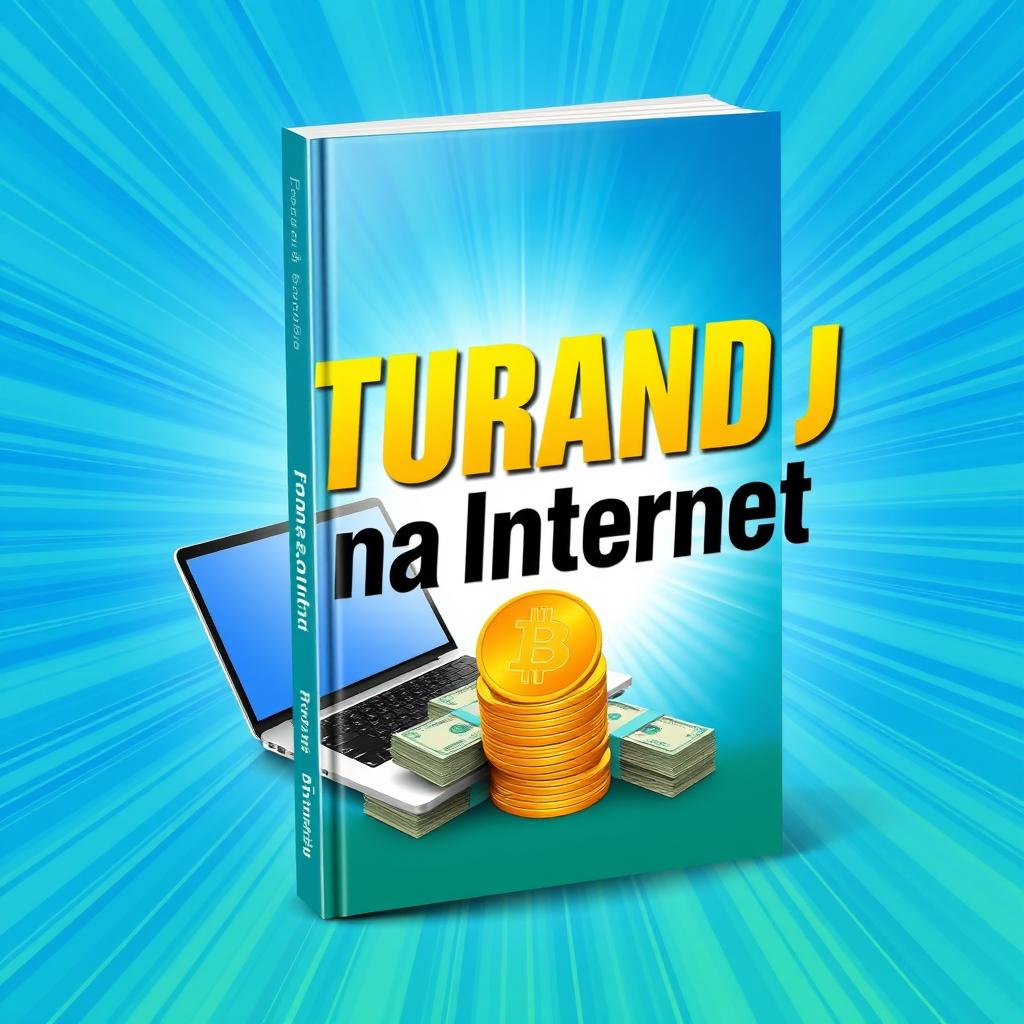 A vibrant and eye-catching ebook cover designed to convey the theme of making money online