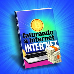 A vibrant and eye-catching ebook cover designed to convey the theme of making money online