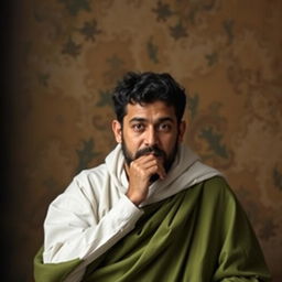 چندین روز بارانی در یک جنگل سرسبز با درختان بلند و پر شاخه، مه آرامی در هوا و قطرات باران بر روی برگ‌ها درخشان است
