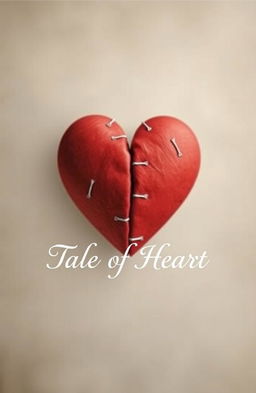 A book cover design that is poetic and emotionally heartbreaking, featuring a central image of a heart divided like a puzzle