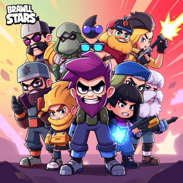 The personality traits of various brawlers from Supercell's Brawl Stars, featuring a diverse array of characters displaying their unique behaviors and characteristics